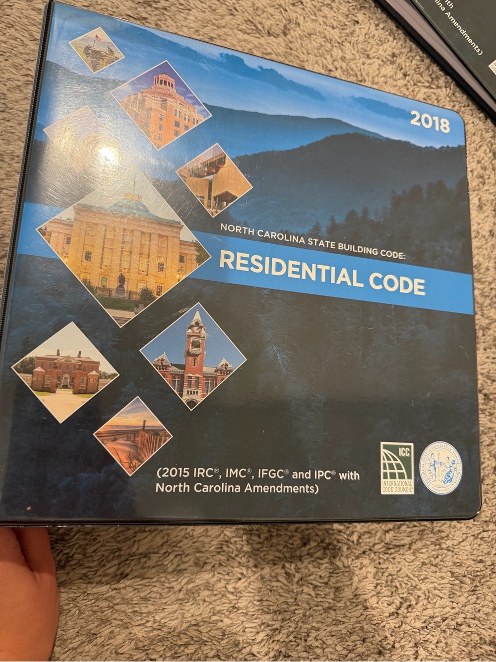 North Carolina Residential Code 2018 - Blue Cover
